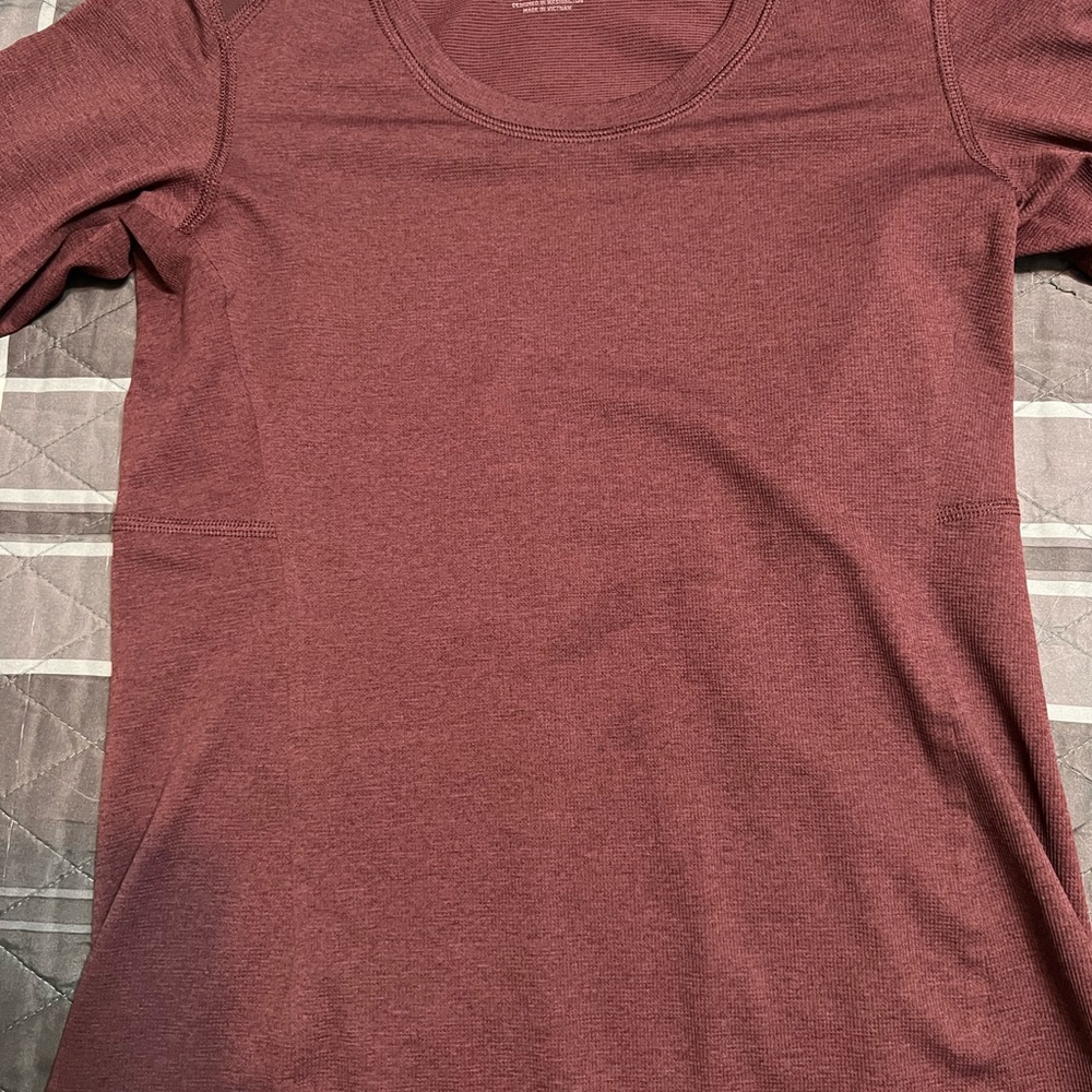 REI Women's Long Sleeve Maroon Top
